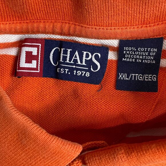 Chaps Polo Shirt Orange XXL - Picture 4 of 4